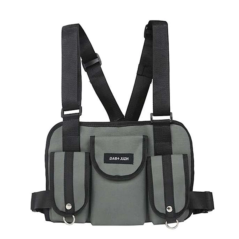 Moward черная сумка на талию в стиле хип-хоп, уличная функциональная тактическая сумка на грудь, камуфляжная сумка через плечо Bolso Kanye West