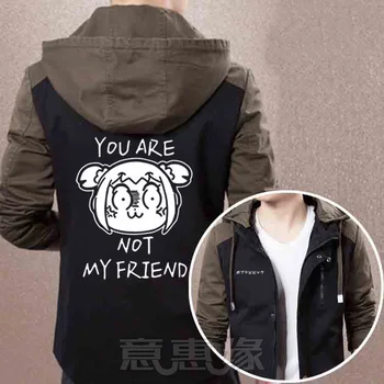

New Spring Autumn POP TEAM EPIC Hoodie Hot Anime you are not my friend funny pop pipi Cool Coat Men zipper Jacket