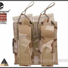 Emerson gear подсумок для журналов 5,56 Пистолет двойной открытый Топ Emerson тактическая походная сумка gear Multicam Arid EM6362MCAD