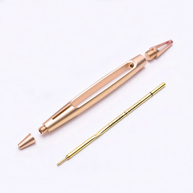 Дизайн золотого цвета из алюминиевого сплава шариковая ручка подарок на день рождения ручка