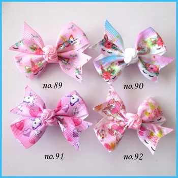 

300 BLESSING Good Girl 2.5" Wing Hair Bow Clip Unicorn Accessories Wholesale