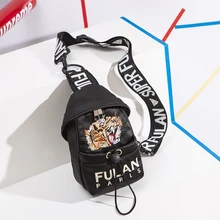 Женская сумка на грудь, сумка на пояс, стиль, Сумка с вышивкой и надписью, женская сумка в стиле хип-хоп, хип-хоп, сумка для путешествий, на каждый день