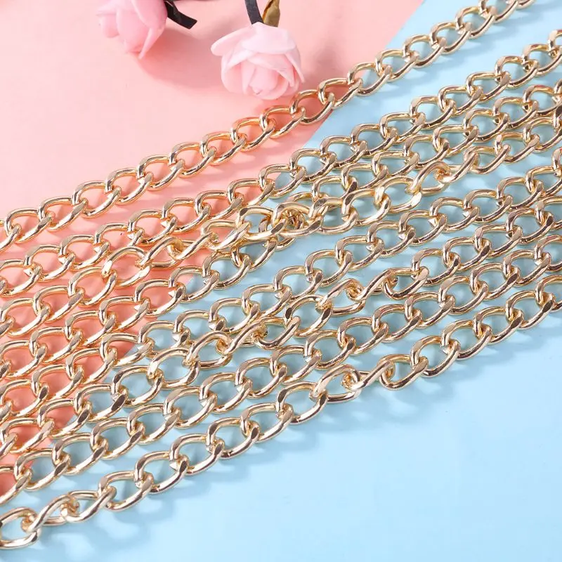 1 шт. DIY ремесло 120 см сменная сумка на ремне DIY ручка из искусственной кожи с металлическими цепочками аксессуары для сумок 8 цветов