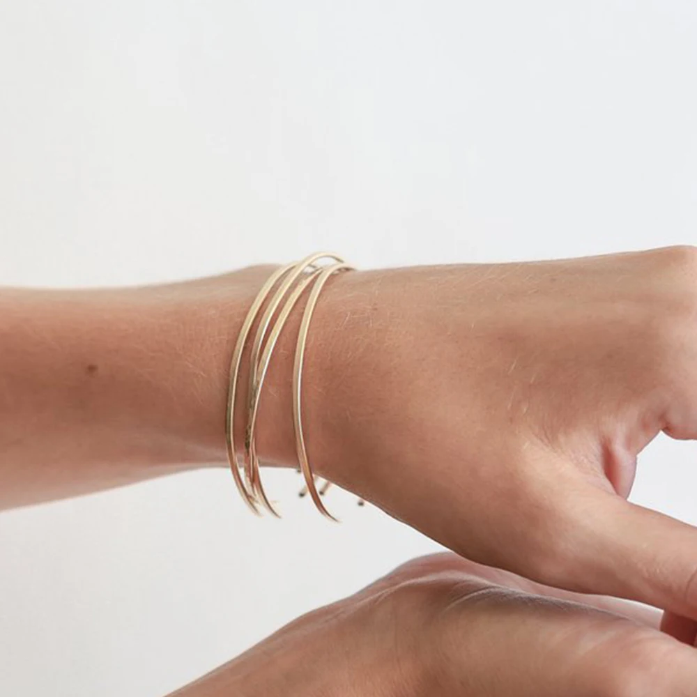 Stainless Steel Bracelet eManco 316 Stainless Steel Bangles for Women Trendy Cuff Bangle Bracelet Designer Brand Jewelry bangle bracelet