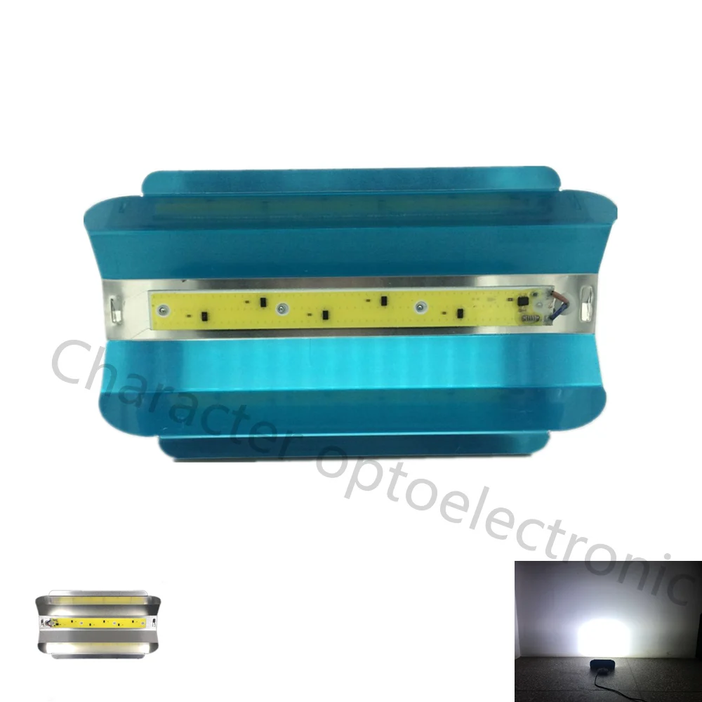 3 шт. LED COB 220 В водонепроницаемый и свободный привод 50 Вт белый 6000-6500 к лампа для V