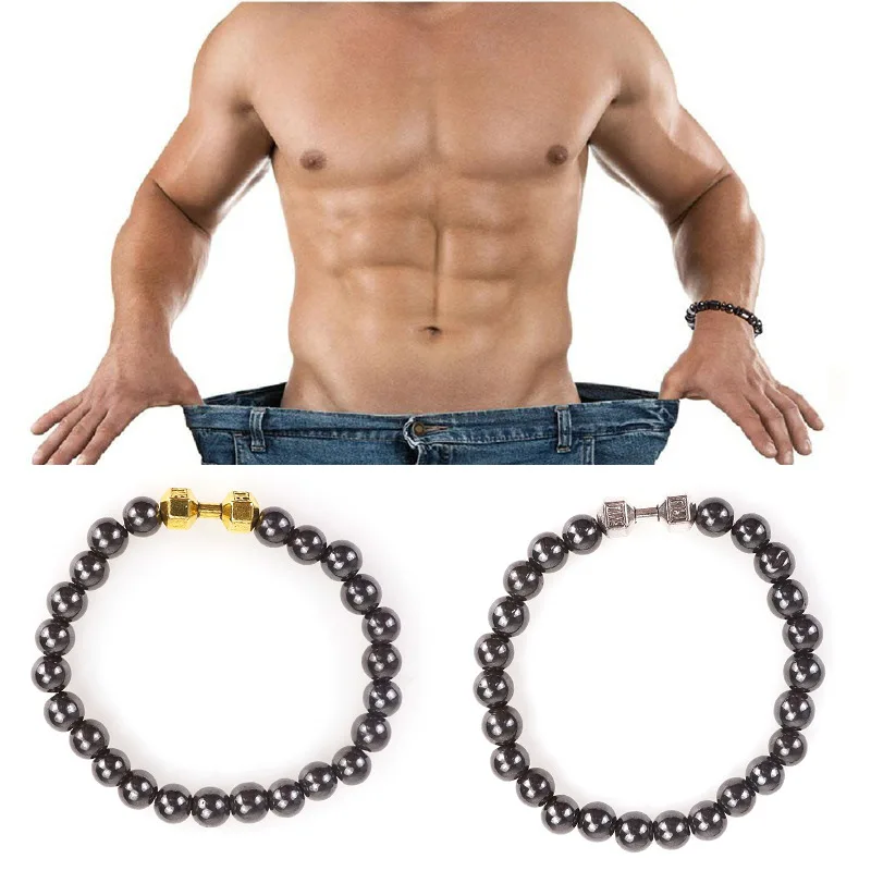 

2019 Fashion Blue Magnet Slimming Bracelets For Woman Men Magnets Of Lazy Bracelet Lose Weight Magnetic Health Jewelry