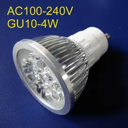 Высокое качество 4 Вт GU10 LED Spotlight, 4 Вт GU10 светодиодные светильники, 4 Вт GU10 высокой мощности Светодиодный прожектор Бесплатная доставка 2