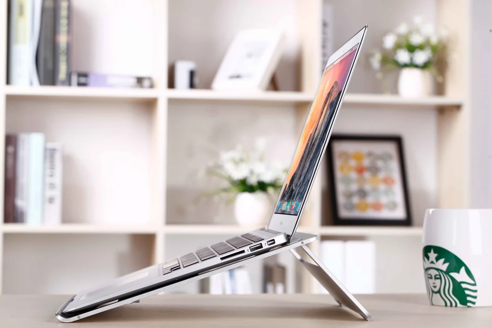 Складная портативная Алюминиевая Подставка для ноутбука с охлаждающим держателем для планшета кронштейн для Macbook Air Macbook Pro iPad Pro