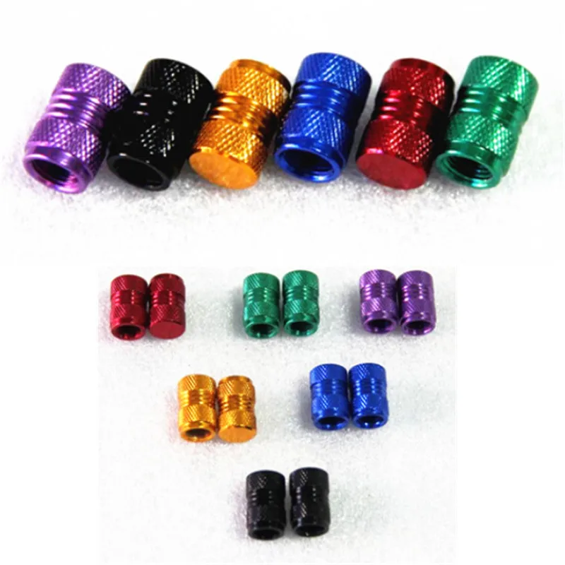 2Pcs Aluminum Alloy Car Motorcycle Truck Wheel Tire Valve Stem Caps