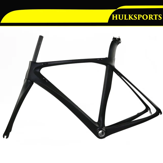 Cheap 100% Full carbon 700c road bike frame super light carbon frame Include fork and seat post