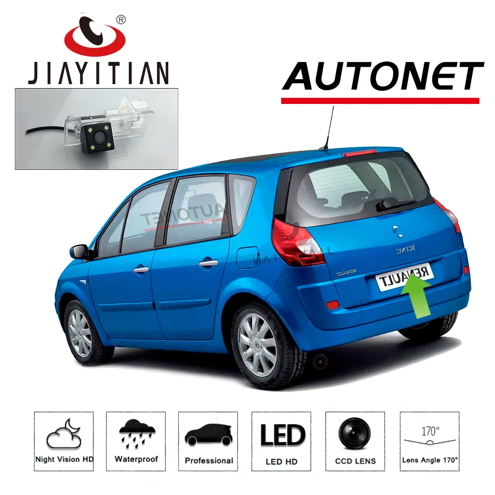 Задняя камера JIAYITIAN для Renault scenic 2 II Grand 2003 ~ 2009 резервная камера/камера ночного