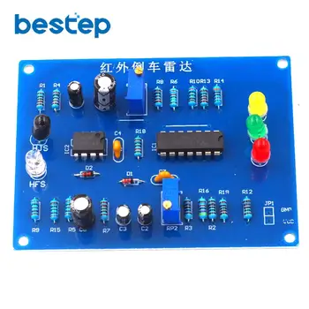 

Infrared Parking Sensor kit Infrared Reversing Speed Reminder Electronic Assembly Debugging DIY