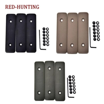 

Airsofft Accessory 3pcs/pack 4" High Impact Polymer Keymod Rail Panel Section Handguard Cover for KeyMod Rail Handguard Forend