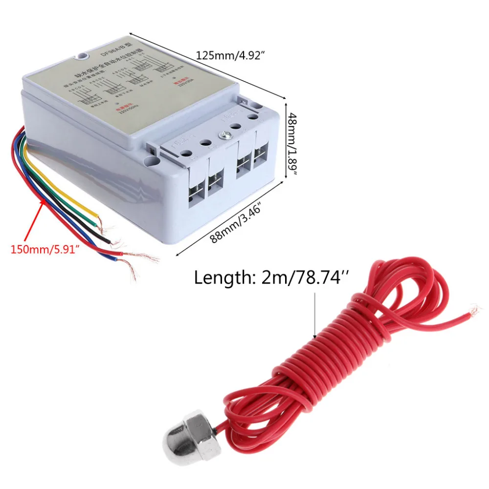 DF96A/B автоматический регулятор уровня воды насос Cistern Переключатель 220 в w зонд MAY04 дропшиппинг