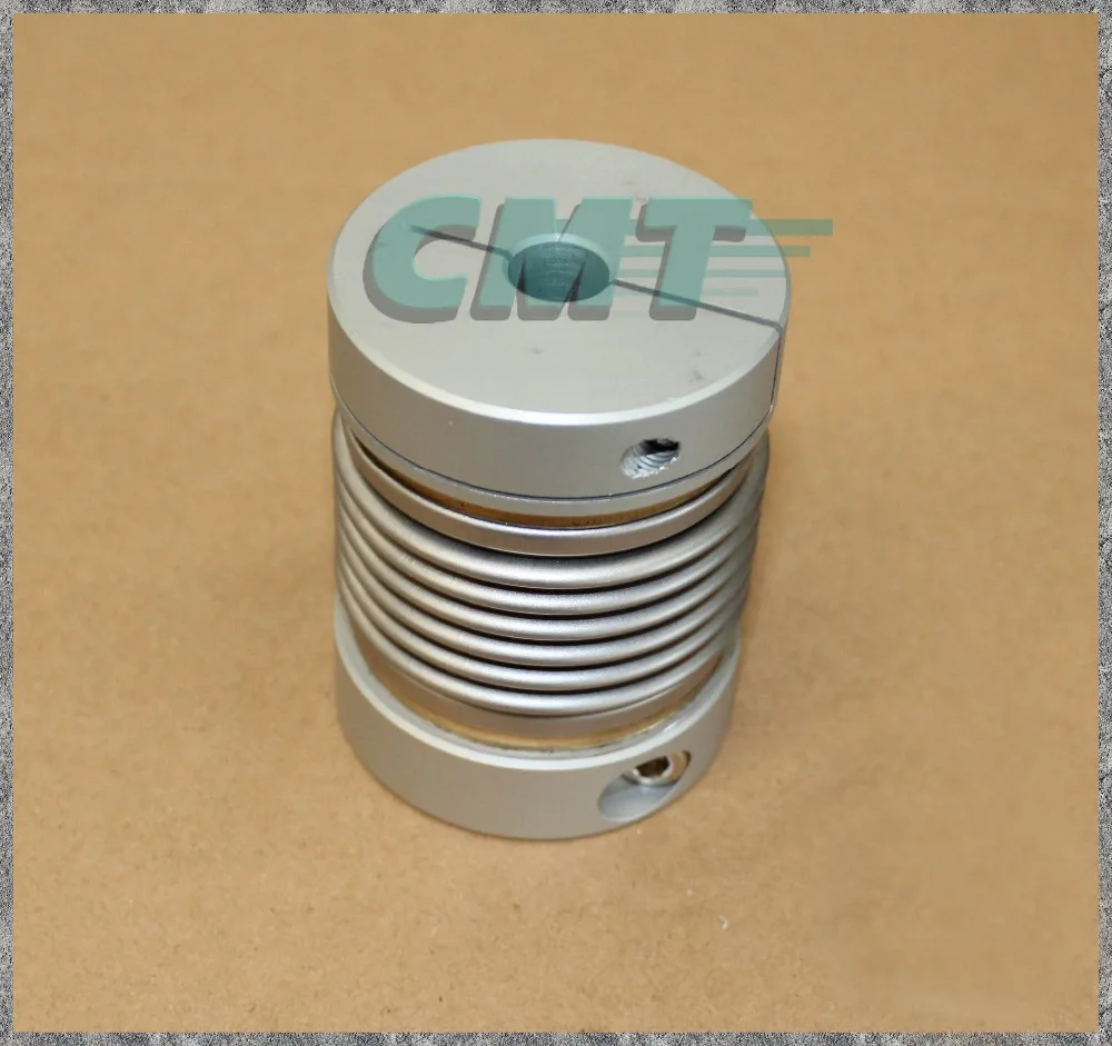 

Clamping Aluminum bellows coupling High sensitivity and High Torque Coupling for Encoder test machine D=65 L=81 D1&D2 at 18-38MM