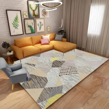 Американский нордический синель ковры геометрической формы для гостиной дома спальни ковры журнальный столик коврик игровой коврик