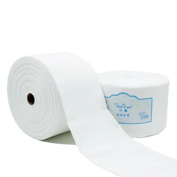 

100pcs/roll 450g Pure Cotton Disposable Thick Towels With Nonwoven Towel Roll Disposable Materials for Beauty Salon