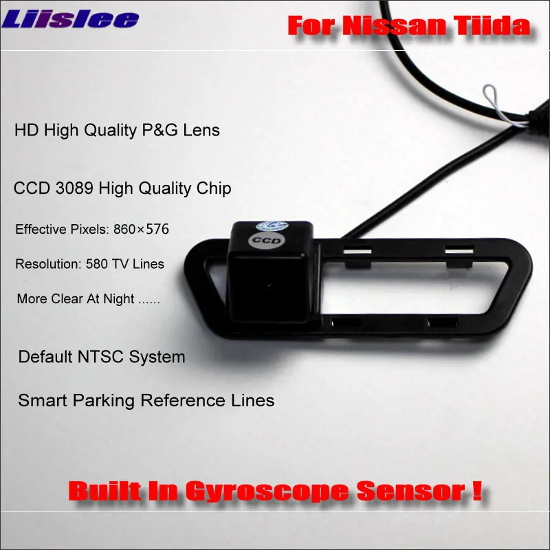 Liislee HD Sony заднего Камера для Nissan Tiida C12 5D хэтчбек 2011- Интеллектуальная Парковка обратный резервный NTSC RCA AUX