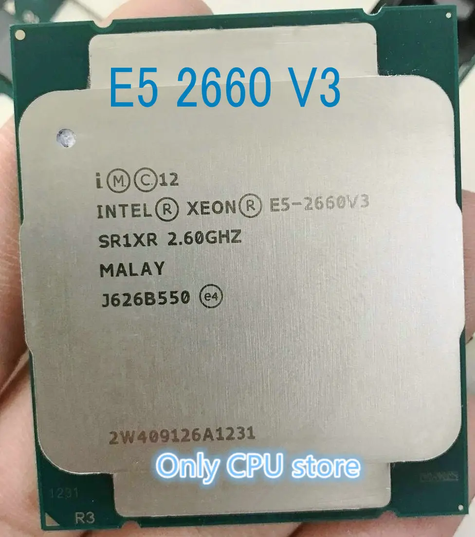 E5-2660V3 Intel Xeon E5-2660 V3 2,6 ГГц 25 м 10 ядер 22NM E5 2660V3 LGA2011-3 105W процессор E5 2660 V3