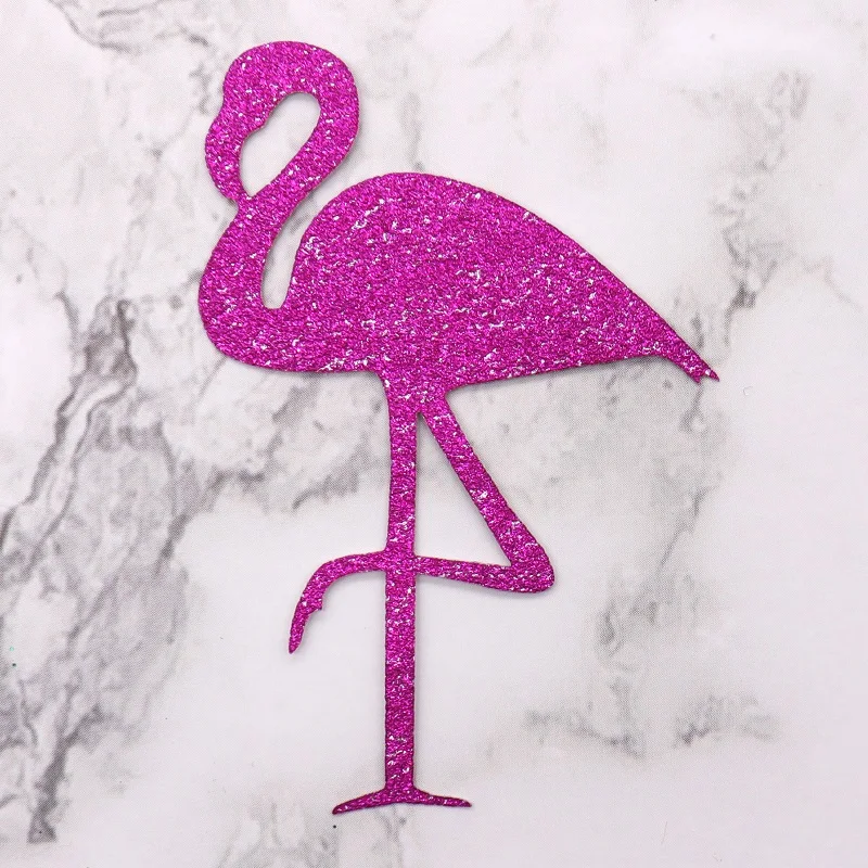 12 шт. стеклянная наклейка с Фламинго бумага с Фламинго наклейка Гавайская чашка для вечеринки наклейка девичник вечерние украшения DIY - Цвет: flamingo sticker