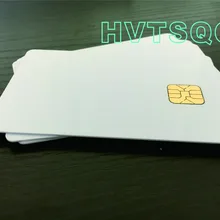 500 шт./лот SLE4428 чип белый пустой ПВХ свяжитесь карта памяти IC