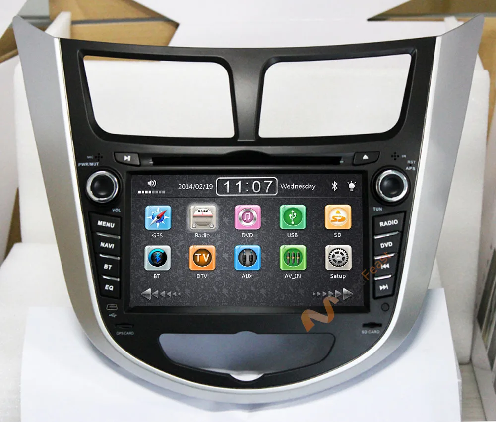 Car DVD for Hyundai Solaris-Verna-Accent 2