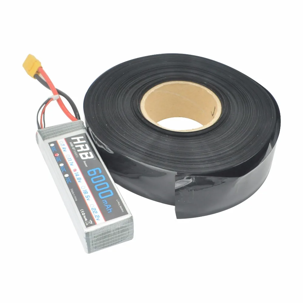 Black 32mm Assortment Heat Shrink HeatShrink Tubing Tube Sleeving Wrap