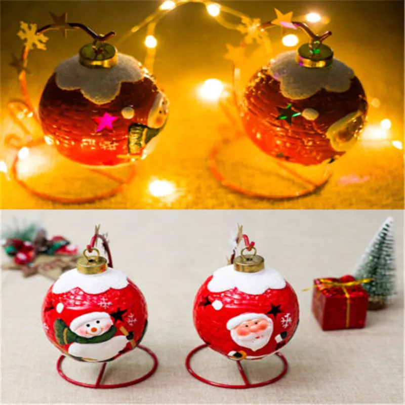 

Santa Claus Merry Christmas Snowman String Xmas Toy Hanging Base Ornament Decor