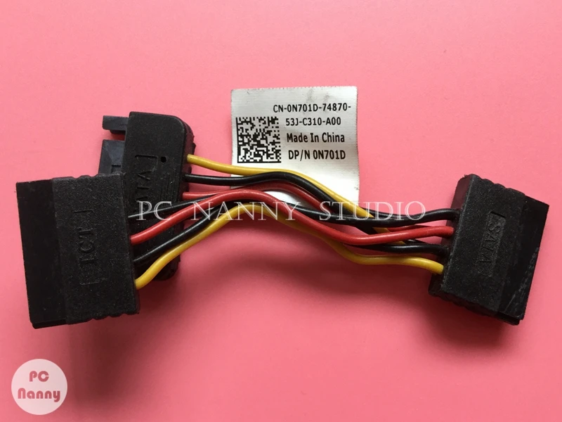 Dell Foxconn 3.75/"/" SATA Power Controller 2:1 Splitter Adapter Cable 0N701D