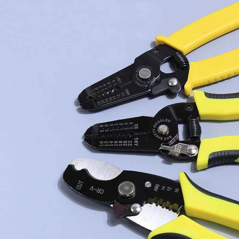 

Cable Wire Stripper Crimping Plier Crimper Tools Plier Hand Tools Wire Stripper Multifuction Crimper mini portable wire stripper