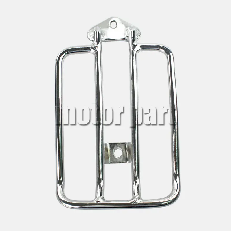 

For 04-15 Harley Sportster XL 883 1200 XL883N Iron Custom XL883C Motorcycle Luggage Rack Rider Rear Seat Support Shelf Chrome