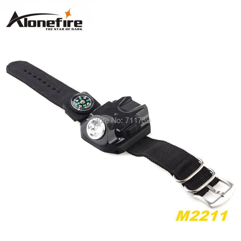 ALONEFIRE M2211 CREE XPE R2 светодиодный 5 модели встроенный аккумулятор утро/ночной бег наручные часы-лампа тактический светодиодный налобный фонарь факел с кабелем