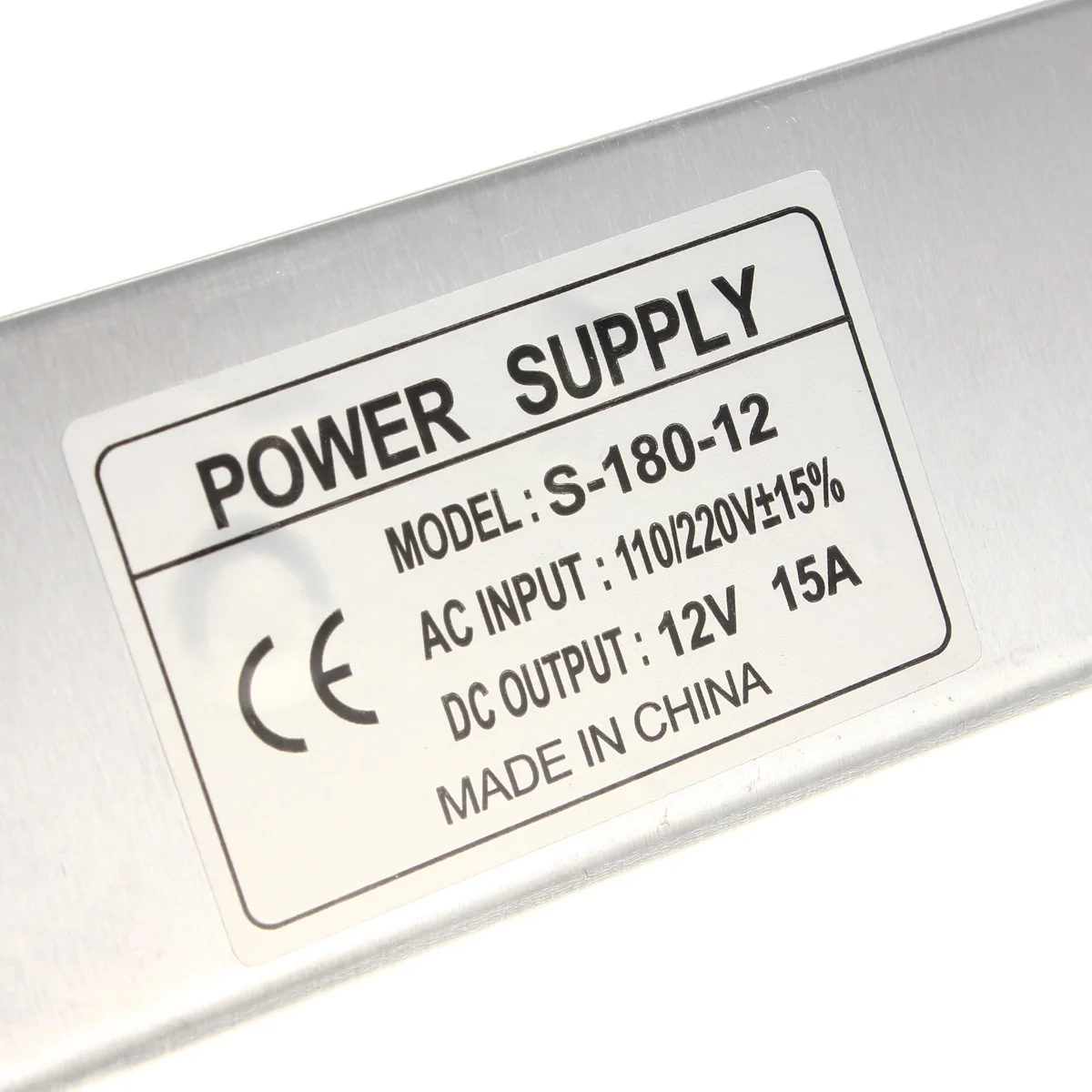 12 V 15A 180 w Напряжение трансформаторный блок Питание для светодиодный полосы светодиодный управления Светодиодный выключатель светодиодный дисплей