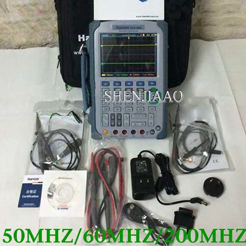 Hantek DSO1200 Портативный USB осциллограф DMM 200 МГц 500MSa/s 5 7 &quot2Ch|usb oscilloscope|hantek dso1200200 mhz |