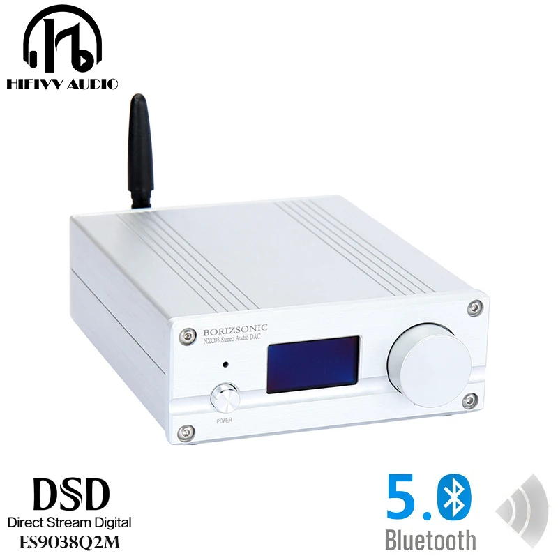 HIFI DAC ES9038Q2M аудио hi fi Fever музыкальный Bluetooth 5 0 DSD декодер USB коаксиальный волокно XMOS