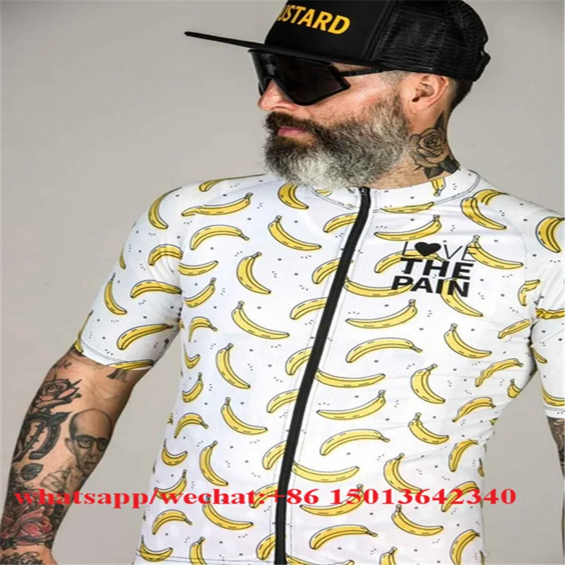 

2019 love the pain cycling jersey men's custom clothing jacket aero breathable maillot bike gear tops wear kit ropa ciclismo