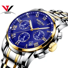 Relogio Masculino NIBOSI 2018 Mens Watches Top Brand Luxury Watch Men Casual Date Business Male Wristwatches Clock Montre Homme forsining date month display rose gold case mens watches top brand luxury automatic watch montre homme clock men casual watch