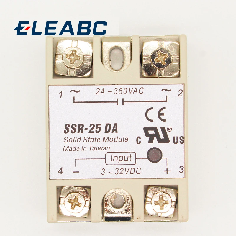 1 шт. твердотельные реле SSR 25DA 25A 5 24VDC до 24 380В AC 6 20mA|Реле| |