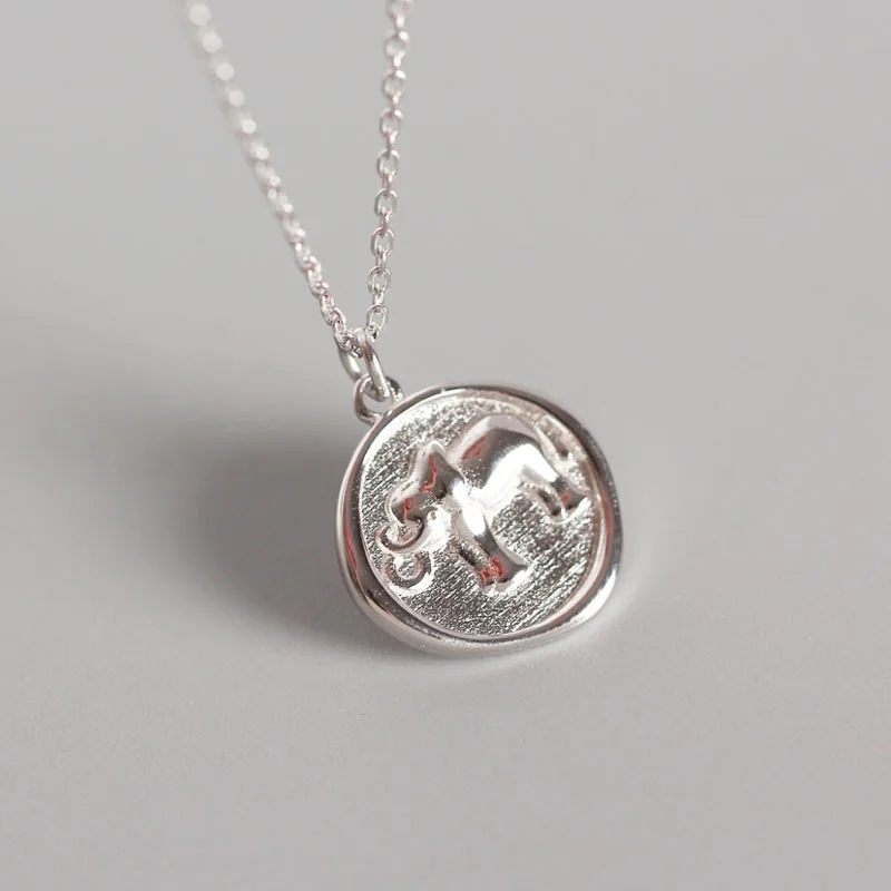 Silvology 925 пробы Серебряное ожерелье в виде пчелы, слона, цветов, необычное креативное ожерелье с подвеской для женщин, ювелирное изделие в подарок