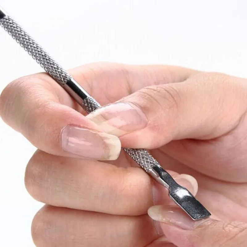 1 шт. кутикулы для ногтей толкатель из нержавеющей стали средство ухода за ногами