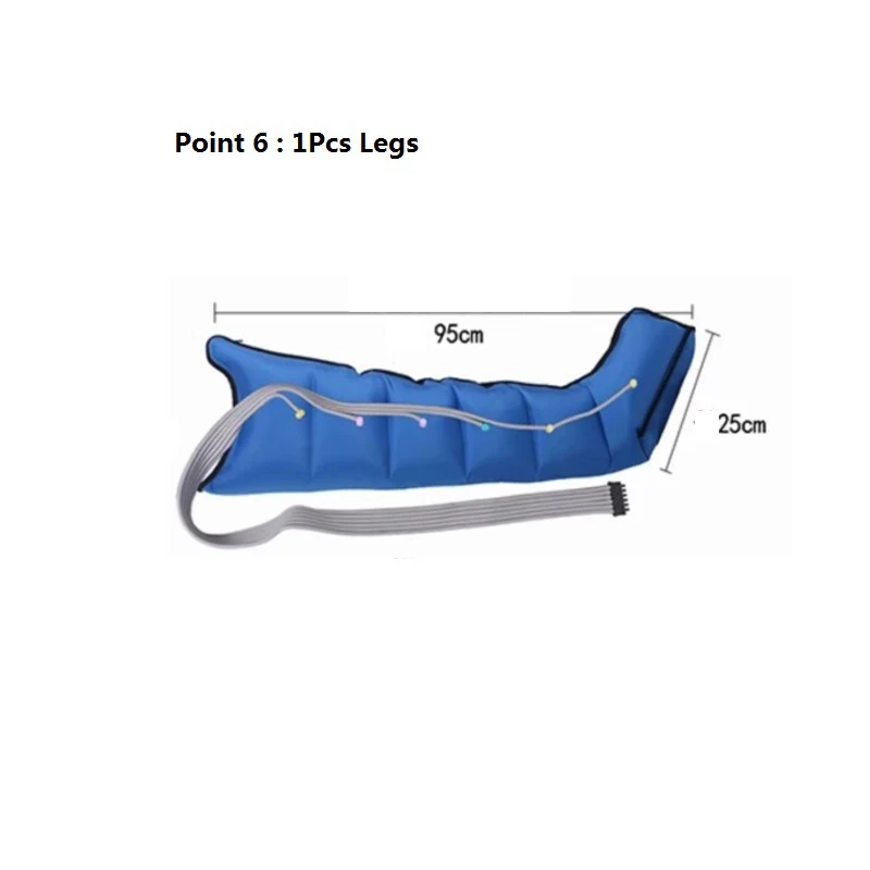 РЕГУЛИРУЙТЕ СИЛУ ВОЗДУШНОЙ КОМПРЕССИИ, предотвращает варикозное расширение вен, снимает напряжение в областях стоп и икр, снимает стресс и расслабляет - Цвет: Point 6