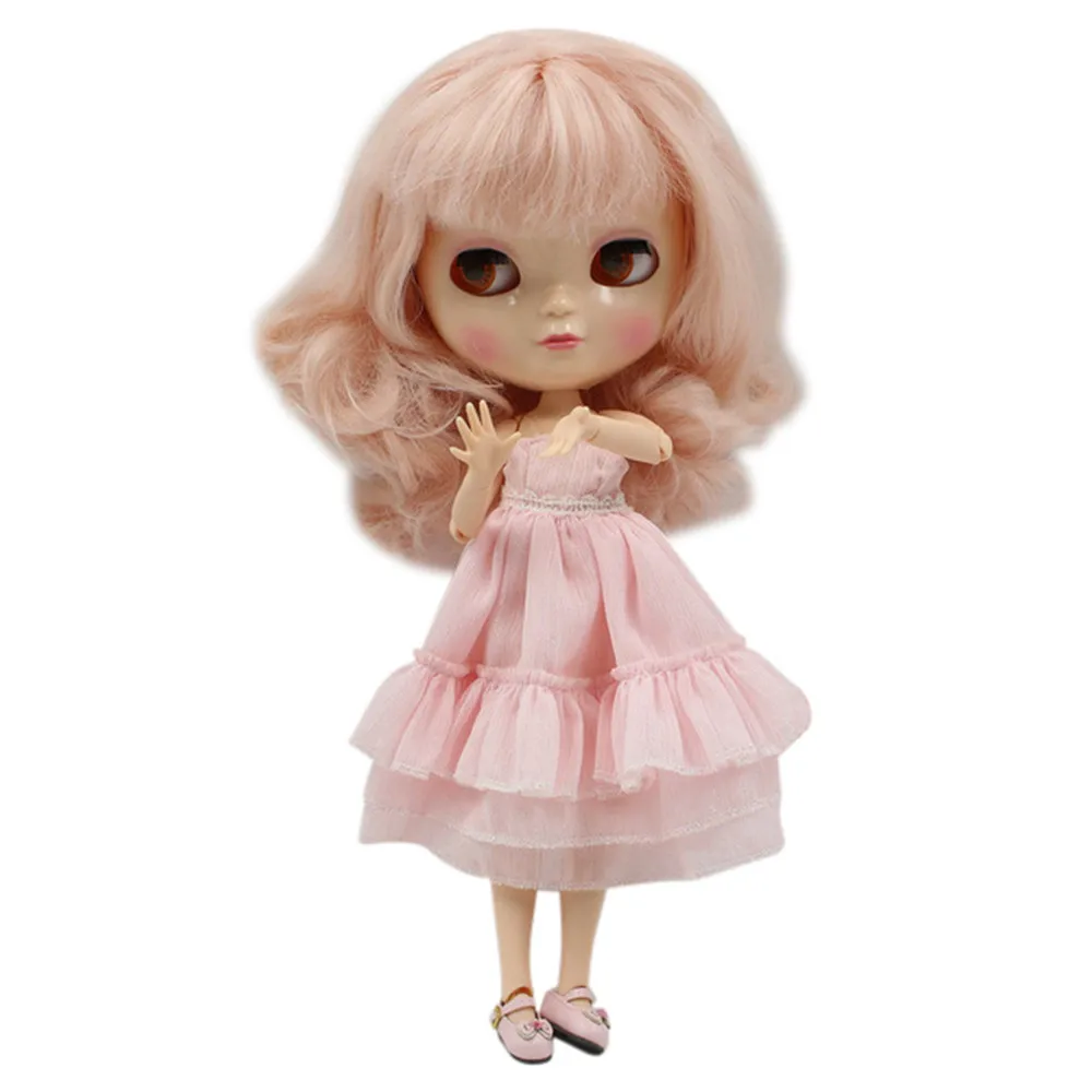 ICY Doll joint doll factory BL2352 light pink hair natural skin it suitable for cosmetic diy refit BJD Toys factory nude fashion нюдовый хайлайтер nude highlighter 2352r27 003 n 3 warm neutral light bronze 9 г