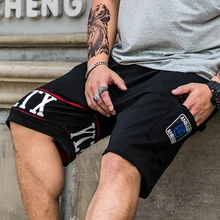 Мужские шорты большого размера, мужские одноцветные Мешковатые Свободные эластичные шорты, хлопковые повседневные мужские шорты очень большого размера плюс, шорты для 90-150 кг 8xl 7XL