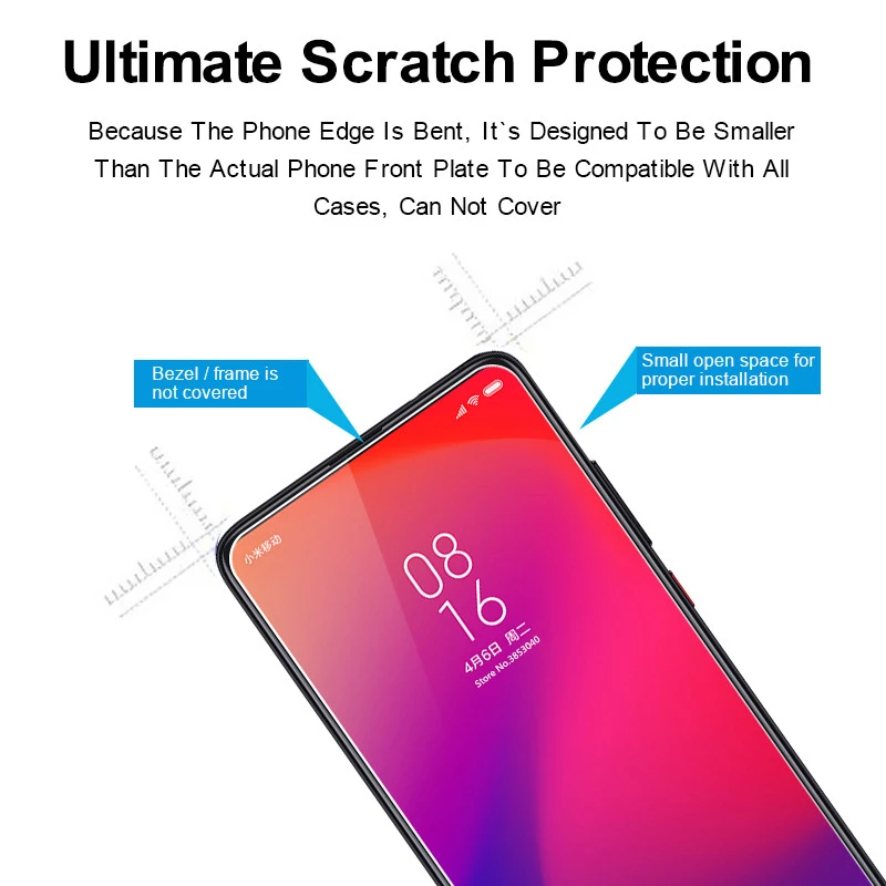 2 шт. Защитная пленка для экрана для Xiaomi Mi 9 T, ультратонкое закаленное стекло твердости 9H для Xiaomi Mi 9 T Pro glass Xiaomi Mi 9 T 9 T