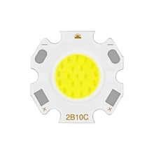 DIY светодиодный чип COB 3 Вт 5 Вт 7 Вт 10 Вт 12 Вт 15 Вт высокой мощности Яркость Lumen лампа DC9-50V для напольный светильник Точечный светильник Холодный белый/теплый белый/белый