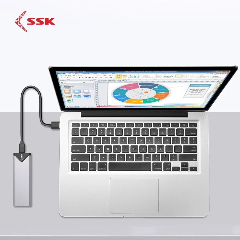  SSK SSD 128G 256G 512G 1T SSD Case 2280 M.2 NGFF Internal Solid State Drive External SSD Case for T