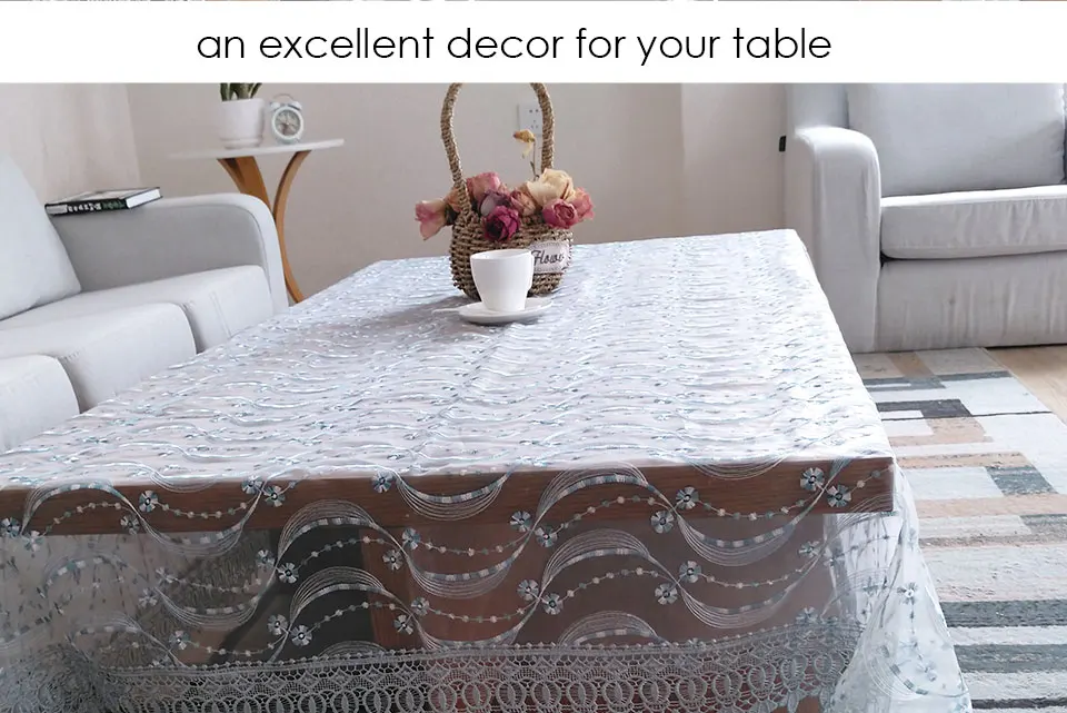 blue organza tablecloth (5)