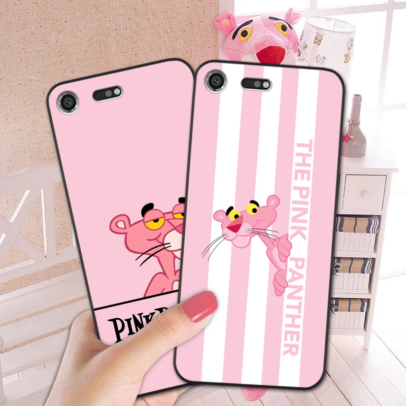 

Pink Leopard Cases For Sony Xperia XZ1 Compact XZ2 M5 Luxury Fashion Phone Case For Sony Xperia Z5 XZ Premium F8332 Back Cover