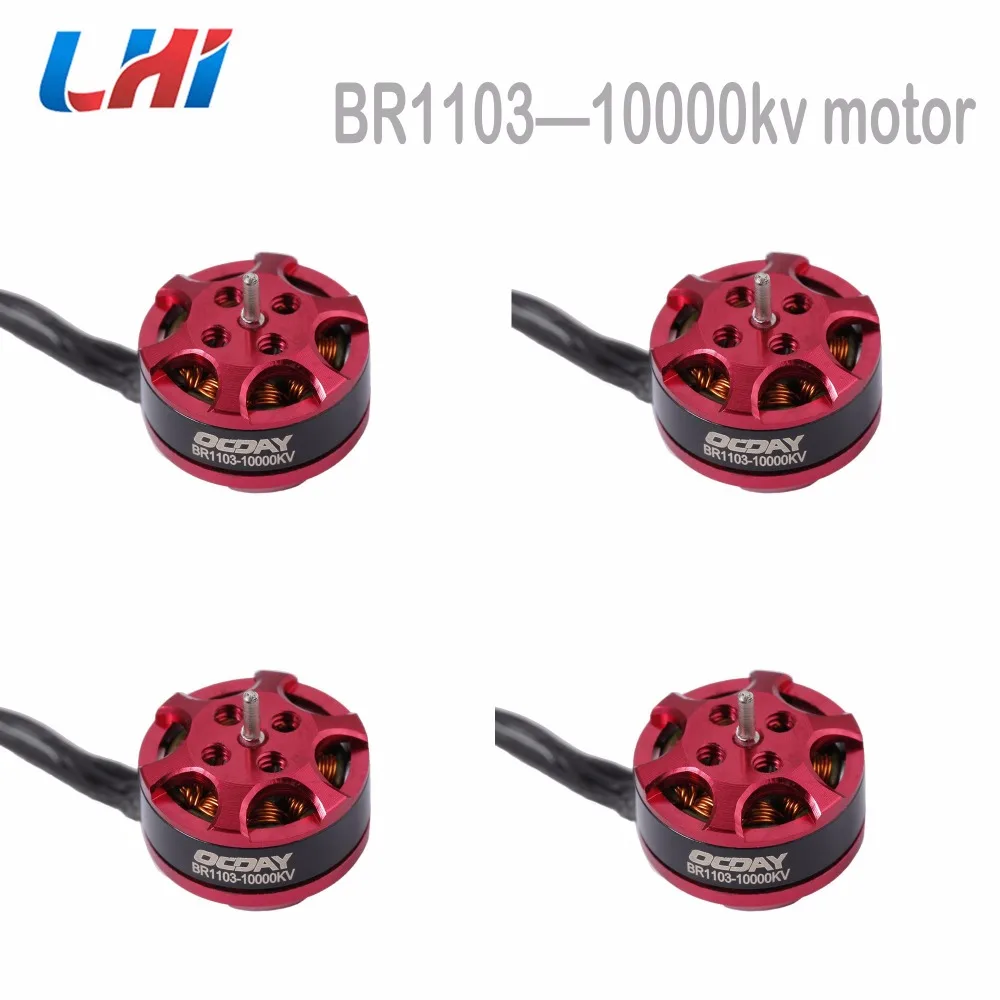 

Brushless motor OCDAY BR1103 10000KV Brushless Motor Red for 50 80 100 Quadcopter Racing Drone
