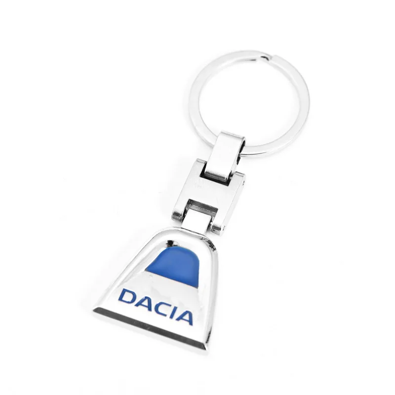 3D металлический брелок для ключей DACIA брелок для ключей Dacia Duster Logan 2 Mcv Sandero Stepway Lodgy логотип эмблема автомобиля значок